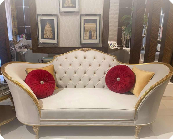 Regal Charm in  Classic Upholstery