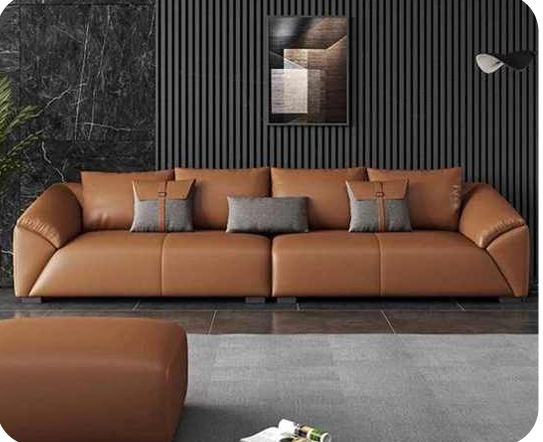 Bold Comfort in Contemporary Leather