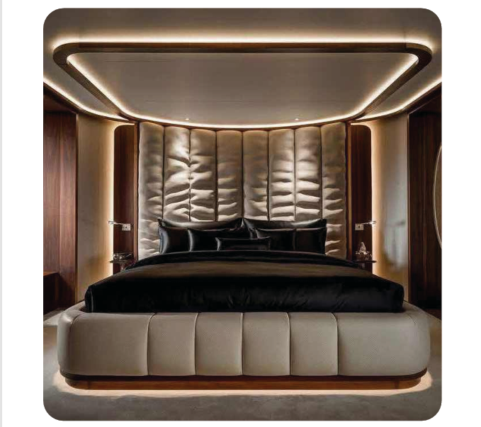 METALLIC WAVES A Sleek Symphony of Texture and Light
