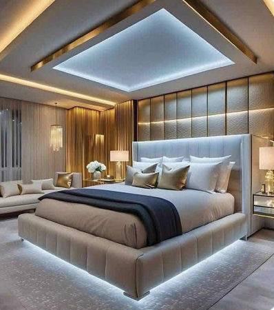 Radiant Luxe – LED-Lit Modern