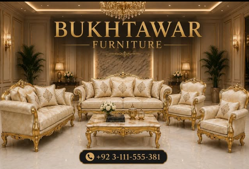 Imperial Gold Sofa Set
